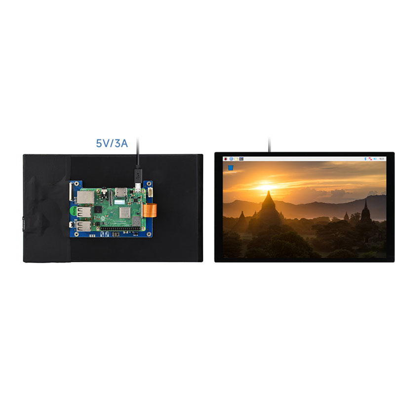 Pi Display - 10,1-Zoll-DSI-Touchscreen für Raspberry Pi 5 4B