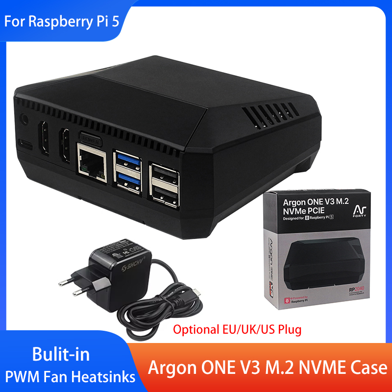 Pi Cooler - Argon ONE V3 M.2 NVME Gehäuse