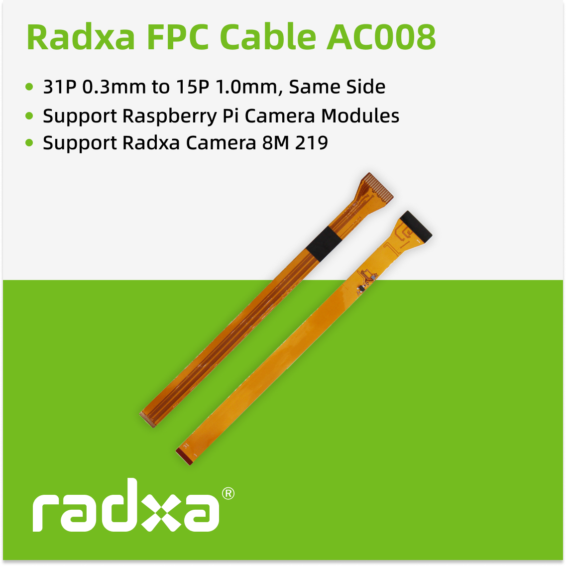Pi Camera Cable - Radxa Kamera FPC-Kabel für Kamera 8M