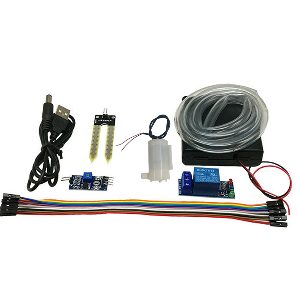 Arduino Kit - Automatisches Bewässerungs-Garten-Set Bodenfeuchtesensor Automatisches Bewässerungsmodul DIY-Kit