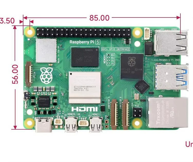 Raspberry Pi - Raspberry Pi 5 mit Broadcom BCM2712