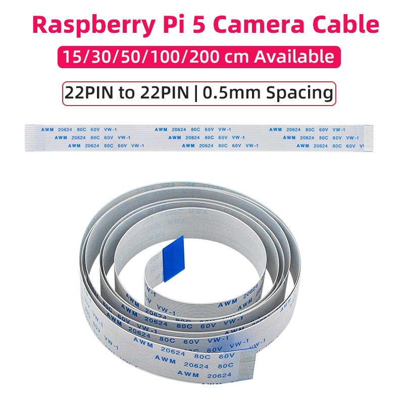 Pi Camera Cable - Raspberry Pi 5-Kamerakabel, 22-polig auf 22-polig,