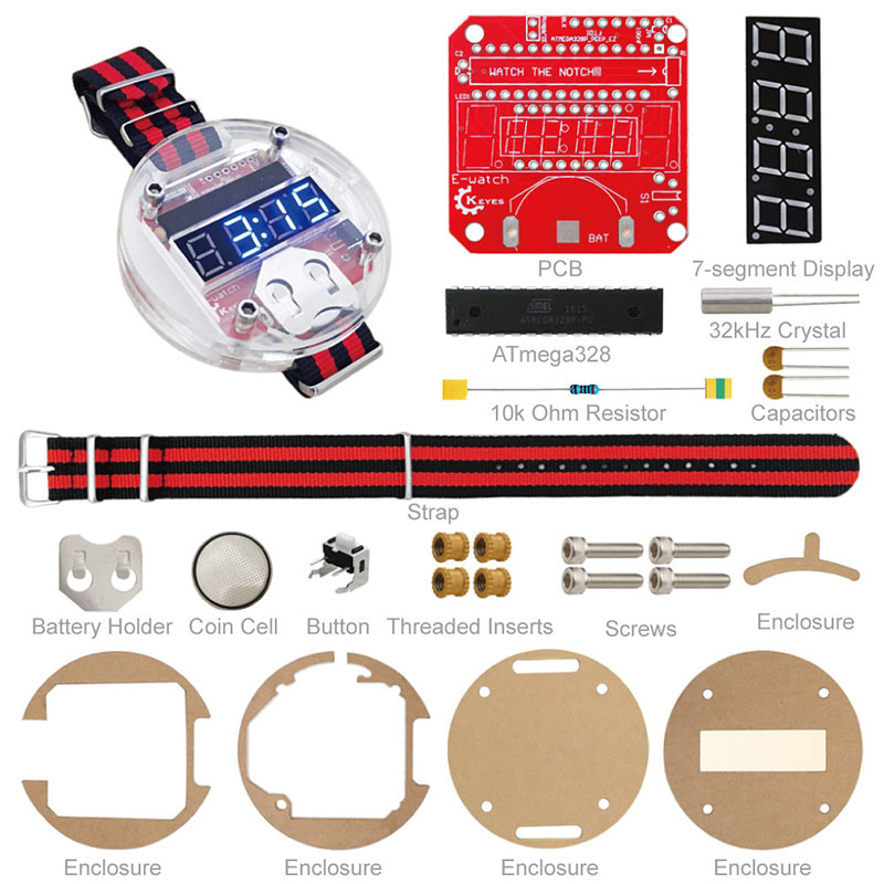 Single Chip LED Kit Uhr DIY Bi – Arduino Kit Bewertung und Preis