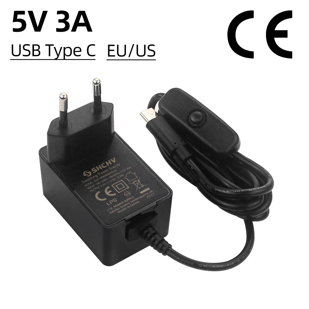 Raspberry Pi 5 V 3 A Netzteil  – Pi Power Supply Bewertung und Preis
