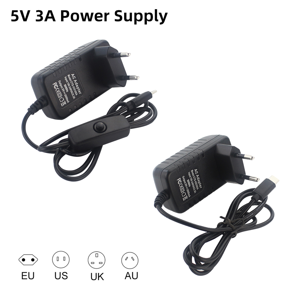 5 V 3 A Raspberry Pi 4 Netztei – Pi Power Supply Bewertung und Preis