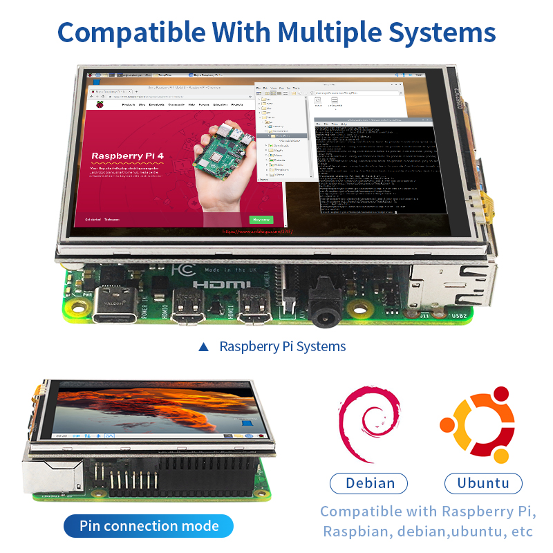 3,5 Zoll Raspberry Pi 4 Touchs – Pi Cooler Bewertung und Preis