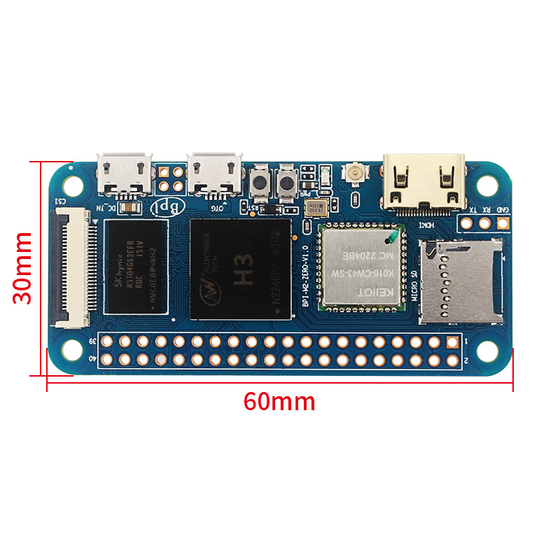 Banana Pi-M2 Zero H3 Quad-Core – Pi Zero Bewertung und Preis