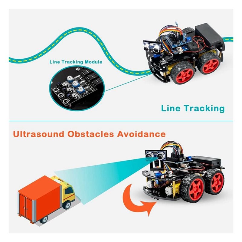 WOWFU-4WD Smart Roboter-Auto-B – Arduino Kit Bewertung und Preis